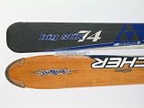 Fischer Big Stix 74 Used Snow Ski 183cm with Binding A