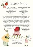 Postkarte Rezepte “Erdbeertorte” Silke Leffler