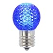 Pack of 25 LED G30 Blue Replacement Christmas Light Bulbs