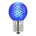 Pack of 25 LED G30 Blue Replacement Christmas Light Bulbs