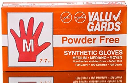 ValuGards Powder Free Synthetic Gloves - Medium / 100pcs