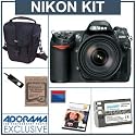 Nikon D200 Digital SLR Camera Kit U.S.A. with 18-200mm f/3.5-5.6G ED-IF AFS DX VR Nikkor Lens, 2 GB CF Memory Card, Spare EN-EL3e Li-Ion Battery, Lowepro Holster-Style Case, Mack 3 Year Extended Warranty, Digital Remote Release, Nikon Photogrpahy DVD