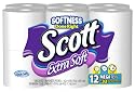 Scott Extra Soft Bath Tissue Mega Roll, 12 Roll Sheets, (Case of 4)