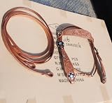 Fancy Wide Cheek Leather Bridle & Reins with Star Conchos