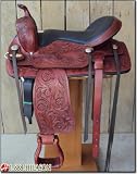 Hilason Treeless Western Barrel Racing Pleasure Trail Riding Saddle