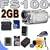Canon FS-100 (Silver) Flash Memory Camcorder with 48x Optical Zoom 2699B001 + BP819 Replacement Battery/Travel Charger BigVALUEInc Accessory Saver 2GB Bundle + MORE