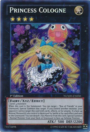 Yu-Gi-Oh! - Princess Cologne (NUMH-EN050) - Number Hunters - 1st Edition - Secret Rare
