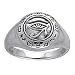 Sterling Silver Eye of Horus, Eye of Ra Egyptian Ring
