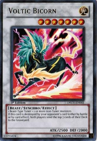 Yu-Gi-Oh! - Voltic Bicorn (DREV-EN041) - Duelist Revolution - Unlimited Edition - Ultra Rare