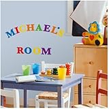 RoomMates RMK1253SCS Express Yourself Primary Colors Peel & Stick Wall Decals