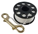 Scuba Diving Compact Finger Spool 100ft - White Line