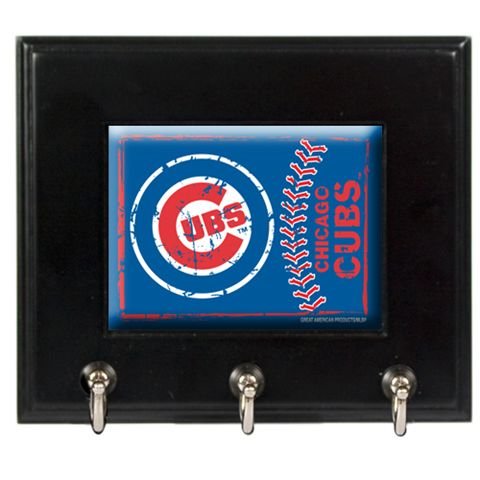 Chicago Cubs Wooden Key Chain Holder