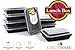 CulinWare Lunch Box Food Storage Container with Lid & Lunch Tray / Meal Prep Portion Control Bento Box, Microwave & Dishwasher Safe, 28 ounce, 10 pack...