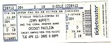 IMAGE OF April 12th 2005 Jimmy Buffett Full Concert Ticket