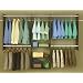 Easy Track RB1460-T Deluxe Starter Closet, 4 To 8 Foot, Truffle