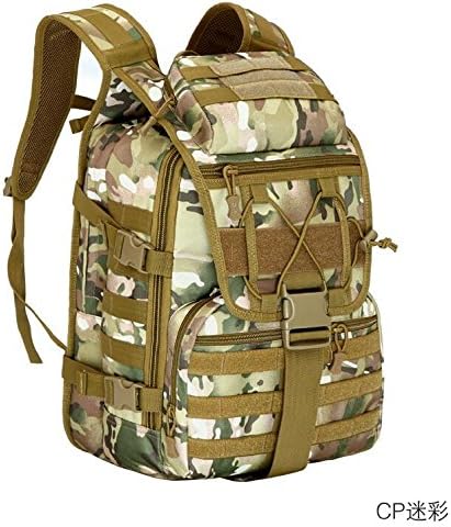 Extra Large 40L Men*Women'S 3D Waterproof Molle Backpack Military 3P Tad Tactical Backpack Assault Travel Bag - Cp Camo