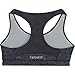 adidas Performance Women's Techfit Bra, X-Large, Dark Grey/Colored Heather/Print