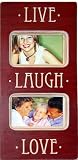 Newview X580-97 Wide Wood Frame, Live Laugh Love