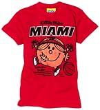 NBA Miami Heat Crew Short Sleeve Tee (Licorice, 6X)