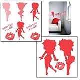 Betty Boop Wall Decal Set