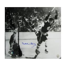 Bobby Orr Signed Bruins 16x20 The Dive