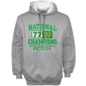adidas Notre Dame Fighting Irish Green 30th Anniversary Hoody Sweatshirt