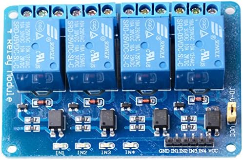 FORWORD 4 Channel DC 5V Relay Module for Arduino Raspberry Pi DSP AVR PIC ARM