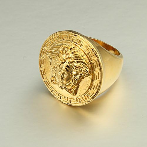 2015 New Exaggerate 18k Gold Plated Medusa Rings (9)