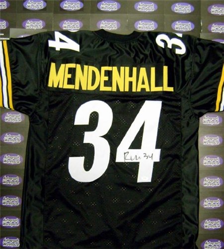 Rashard Mendenhall Autographed/Hand Signed Football Jersey (Pittsburgh Steelers)