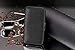 Cadorabo Book Case Compatible with Samsung Galaxy MEGA 5.8 in Oxid Black - with Stand Function and Card Slot Made of Structured Faux Leather - Wallet Etui Cover Pouch PU Leather Flip
