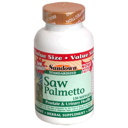 Sundown Saw Palmetto, 130 Softgels (Pack of 2) by Sundown