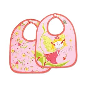 SugarBooger Fairies and Berries Mini Bib Gift Set of 2