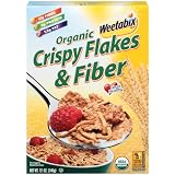 Weetabix Organic Crispy Flakes   Fiber Cereal 12 Ounce Boxes  Pack of 6 