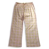 Jolie - Ladies Plus Size Plaid Flannel Pajama Pant, Pink