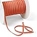 3 Yards of Vera 3/16' Cotton & Viscose Petersham Grosgrain Ribbon, Salmon Pink, Made in Italy
