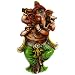 Terra-cotta Ganesh with Flute Wall Hanging