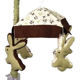 Kids Line Bunny Meadow Musical Mobile