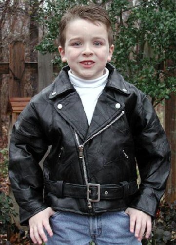 Cover image : Kids Leather Moto JACKET-14