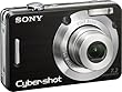 Sony Cybershot DSCW55 7.2MP Digital Camera with 3x Optical Zoom (Black)