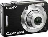 Sony Cybershot DSCW55 7.2MP Digital Camera with 3x Optical Zoom (Black)