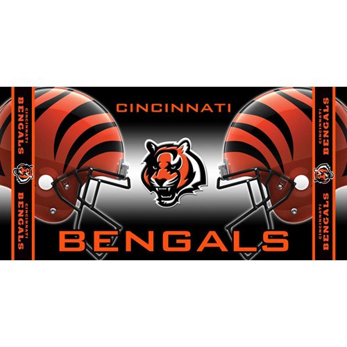 Cincinnati Bengals Fiber Reactive Beach Towel
