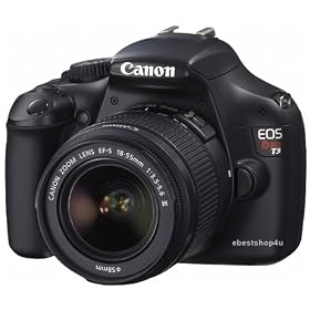 Canon EOS Rebel T3 12.2 MP CMOS Digital SLR with 18-55mm IS II Lens and EOS HD Movie Mode (Black): Camera &amp; Photo