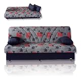 ROLLER Schlafsofa MAX II schwarz/grau