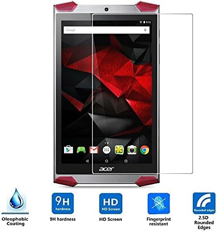 Acer Predator 8 Screen Protector,TYDEUS 9H Hardness Ultra-thin Shatterproof Anti-Scratch HD Clear Tempered Glass Screen Protector for Acer Predator 8 GT-810 Tablet Acer Predator 8 Glass