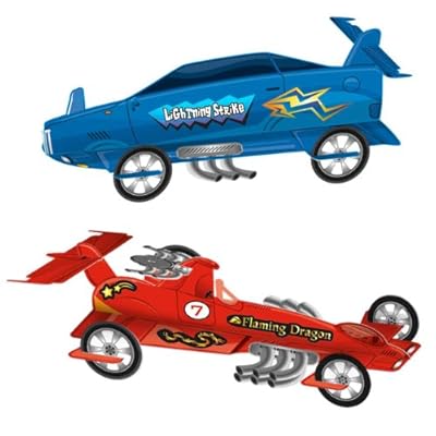 Peaceable Kingdom / Speedway Race Cars Quick Sticker Kit