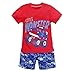Coralup Little Boys Cotton Short Sleeve Set 2Pcs T-Shirt&Pants,18M-6T