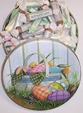 Scotts Cakes Assorted Salt Water Taffy in a Mini Easter Basket Tin