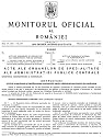 Monitorul Oficial Al Romaniei - Partea I