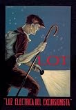 Luz Electrica del Excursionista 12x18 Giclee on canvas - Prints - 01535-7CG12