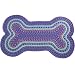 LAVENDER - Bone Shaped Knit Rug / Placemat